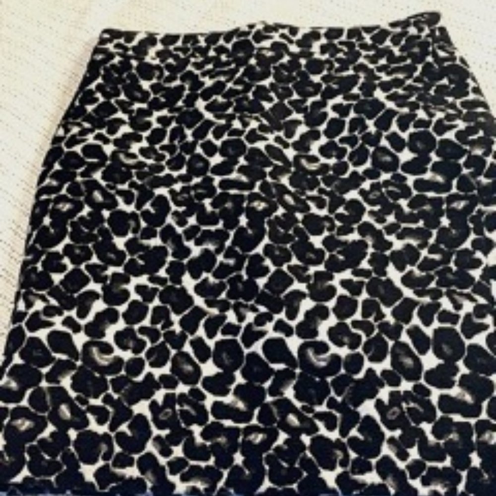 J Crew Cheetah Print Pencil Skirt